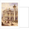 Library of St Mark's Square, Venice, 1868 by Myles Birket Foster