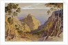 Eza, France, 1865 by Edward Lear