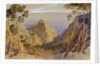 Eza, France, 1865 by Edward Lear