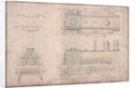 Construction drawing, 0-4-2 locomotive and tender by R. and W. Hawthorn and Co. for the Stanhope and Tyne Railway Co by English School