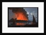 Vesuvius, eruption of 1810 by Italian School