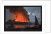 Vesuvius, eruption of 1810 by Italian School