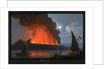 Vesuvius, eruption of 1810 by Italian School