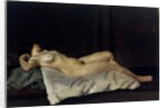 Female Figure Lying on Her Back, c.1912 [LDUCS-5204] by Dora Carrington