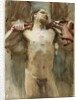 Study of a Male Nude Figure by John Singer Sargent