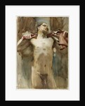 Study of a Male Nude Figure by John Singer Sargent