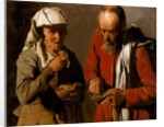 Peasant Couple Eating, 1621 by Georges de la Tour