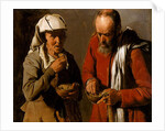 Peasant Couple Eating, 1621 by Georges de la Tour