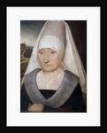 An Elderly Lady, 1470 by Hans Memling