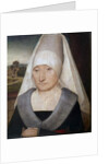 An Elderly Lady, 1470 by Hans Memling