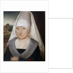 An Elderly Lady, 1470 by Hans Memling