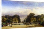 The Tuileries Gardens, Paris, 1858 by William Wyld