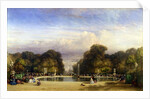 The Tuileries Gardens, Paris, 1858 by William Wyld