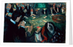At the Roulette Table in Monte Carlo, 1892 by Edvard Munch