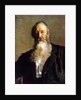 Portrait of VV Stasov, 1883 by Ilya Efimovich Repin