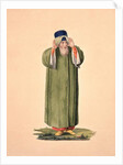 Imam Calling to Prayer, probably by Cousinery, Ottoman period, third quarter of 18th century by French School
