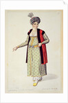 Woman from Rumelia, Ottoman period, third quarter of 18th century by French School