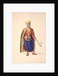 The Ambassadors' Janissary, Ottoman period, third quarter of 18th century by French School