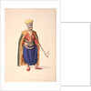 The Ambassadors' Janissary, Ottoman period, third quarter of 18th century by French School