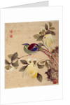 One of series of paintings of birds and fruit, late 19th century by Guochen Wang