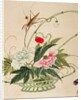 One of a series of paintings of flowers and insects, late 19th century by Hua Liu