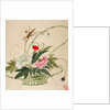 One of a series of paintings of flowers and insects, late 19th century by Hua Liu