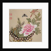 One of a series of paintings of flowers and insects, late 19th century by Hua Liu