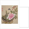 One of a series of paintings of flowers and insects, late 19th century by Hua Liu