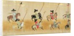 Sixth Korean Embassy to Japan in Meireki 1 at the time of Tokugawa Ietsuna's succession in 1651, possibly by Kano Masunobu by Japanese School