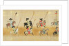 Sixth Korean Embassy to Japan in Meireki 1 at the time of Tokugawa Ietsuna's succession in 1651, possibly by Kano Masunobu by Japanese School