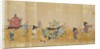 Sixth Korean Embassy to Japan in Meireki 1 at the time of Tokugawa Ietsuna's succession in 1651, possibly by Kano Masunobu by Japanese School