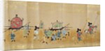Sixth Korean Embassy to Japan in Meireki 1 at the time of Tokugawa Ietsuna's succession in 1651, possibly by Kano Masunobu by Japanese School