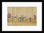 Sixth Korean Embassy to Japan in Meireki 1 at the time of Tokugawa Ietsuna's succession in 1651, possibly by Kano Masunobu by Japanese School