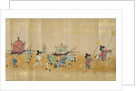 Sixth Korean Embassy to Japan in Meireki 1 at the time of Tokugawa Ietsuna's succession in 1651, possibly by Kano Masunobu by Japanese School