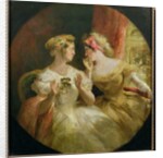 Ladies Gossiping at the Opera by Frederick Barnard