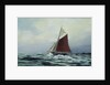 Making sail after a blow, 1983 by Vic Trevett