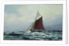 Making sail after a blow, 1983 by Vic Trevett