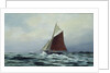 Making sail after a blow, 1983 by Vic Trevett