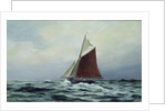 Making sail after a blow, 1983 by Vic Trevett