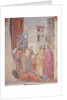 The Distribution of Alms and Death of Ananias by Tommaso Masaccio