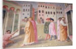 Healing of the Cripple and Raising of Tabitha by Tommaso Masolino da Panicale