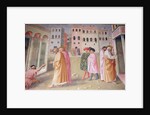 Healing of the Cripple and Raising of Tabitha by Tommaso Masolino da Panicale