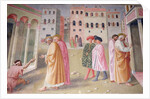 Healing of the Cripple and Raising of Tabitha by Tommaso Masolino da Panicale