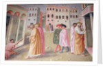 Healing of the Cripple and Raising of Tabitha by Tommaso Masolino da Panicale
