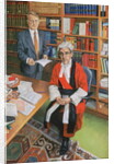 Mr Justice Moses with his Clerk John Furey, 2000 by Vincent Yorke