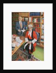 Mr Justice Moses with his Clerk John Furey, 2000 by Vincent Yorke