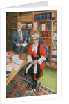 Mr Justice Moses with his Clerk John Furey, 2000 by Vincent Yorke
