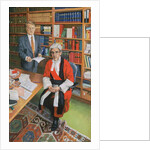 Mr Justice Moses with his Clerk John Furey, 2000 by Vincent Yorke