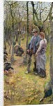 The Edge of the Woods, exh.1894 by Elizabeth Adela Stanhope Forbes