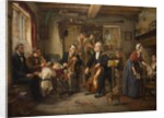 A Philharmonic Rehearsal in a Farmhouse, 1860 by John Evan Hodgson